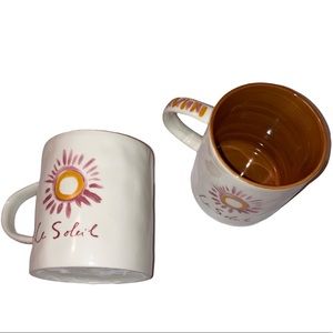 Anthropologie x Hôtel Magique homeware collaboration 2 Mugs NEW